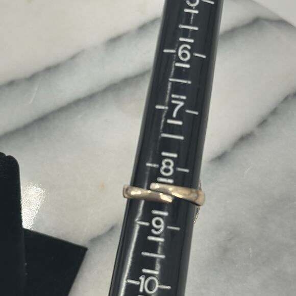 Sterling silver Brecciated Jasper large oval adjustable ring - Picture 3 of 4